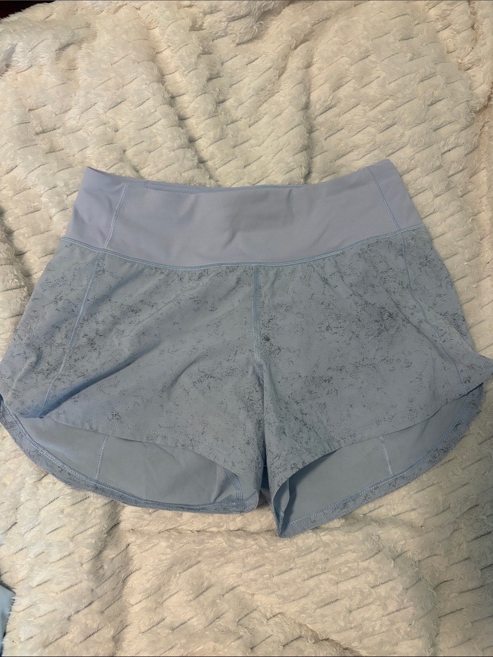 lululemon athletica Purple & Blue Athletic Shorts